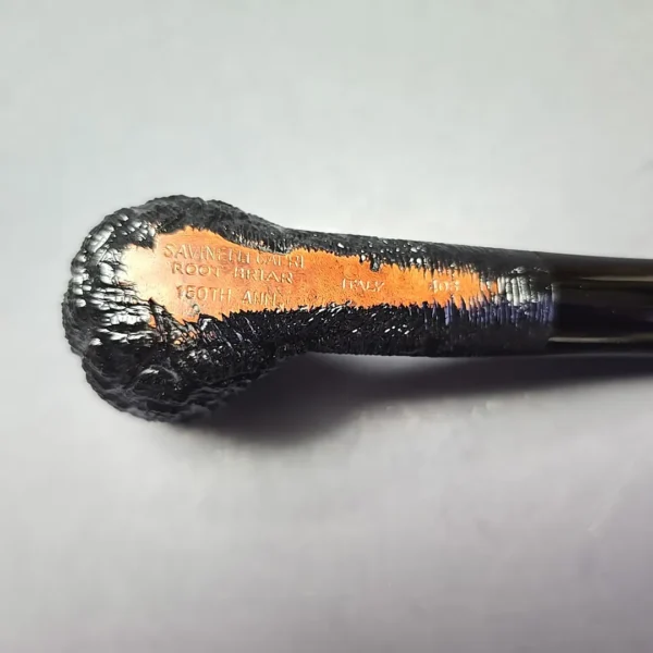 Savinelli 150th Anniversary Capri Root Briar 408 Rusticated Zulu Briar Pipe, New - Image 10