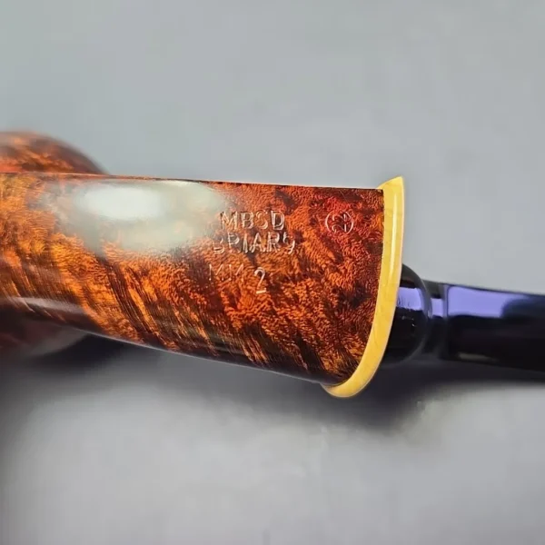 MBSD Briars Modern Masters 2 Smooth Blowfish w/ Boxwood Handmade Briar Pipe, New - Image 10
