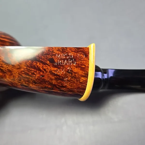 MBSD Briars Modern Masters 2 (E) Smooth Blowfish w/ Boxwood Handmade Briar Pipe, New - Image 10