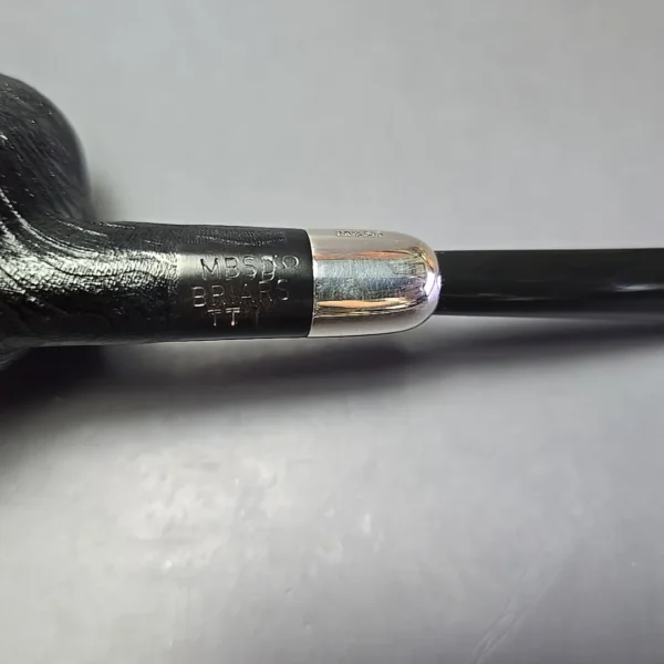 MBSD Briars Timeless Traditions 1 Sandblasted Billiard w/ Silver Handmade Briar Pipe, New - Image 10