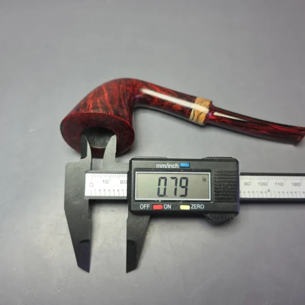 Bruno Nuttens Hand Made AA Grade Smooth Dublin w/ Spalted Beechwood, Briar Pipe, New - Image 11