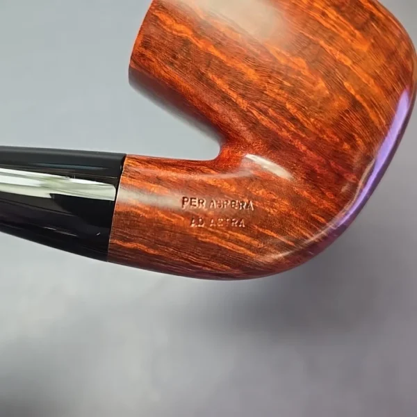 Ser Jacopo Maxima L1 Smooth Bent Billiard Estate Briar Pipe, Unsmoked - Image 11