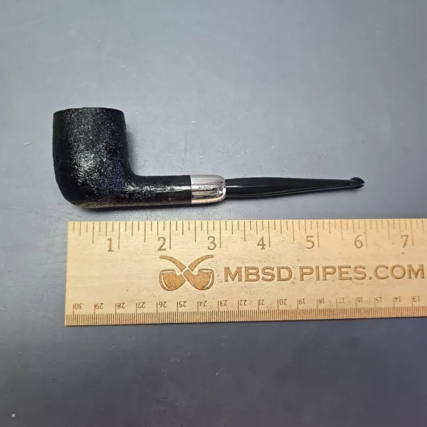 MBSD Briars Timeless Traditions 1 Sandblasted Billiard w/ Silver Handmade Briar Pipe, New - Image 11