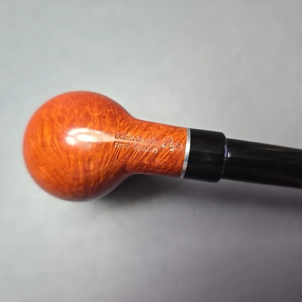 Mastro de Paja Dolce Vita L 03 Smooth Brandy Estate Briar Pipe, Italian Estates, 9mm - Image 12