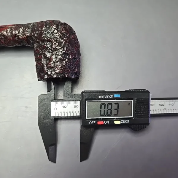 Peterson Cobble 107 Rusticated & Sandblasted Billiard Briar Pipe, New - Image 12