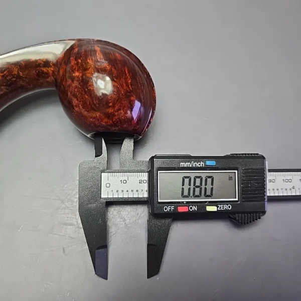 MBSD Briars Modern Masters 2 Smooth Blowfish w/ Boxwood Handmade Briar Pipe, New - Image 12