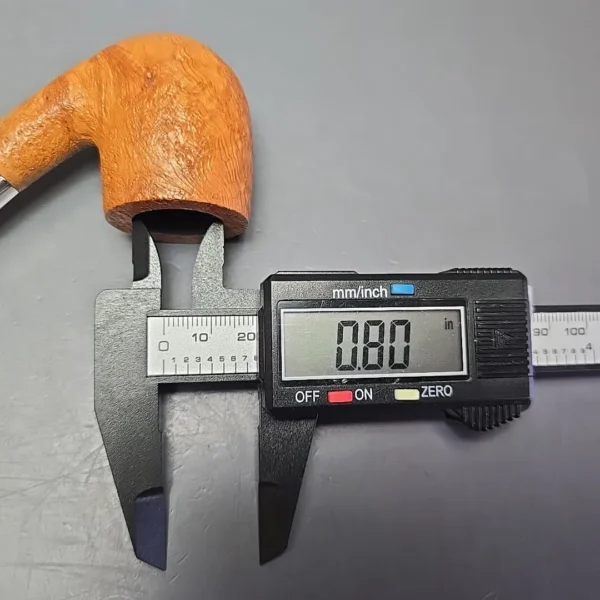 MBSD Briars Timeless Traditions 2 Sandblasted Bent Billiard w/ Silver Handmade Briar Pipe, New - Image 12