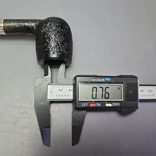 MBSD Briars Timeless Traditions 1 Sandblasted Billiard w/ Silver Handmade Briar Pipe, New - Image 12