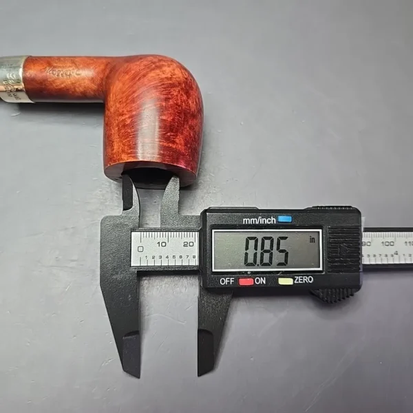 Peterson Silver Mounted Army 106 Smooth Billiard Estate Briar Pipe, Irish Estates - Image 12