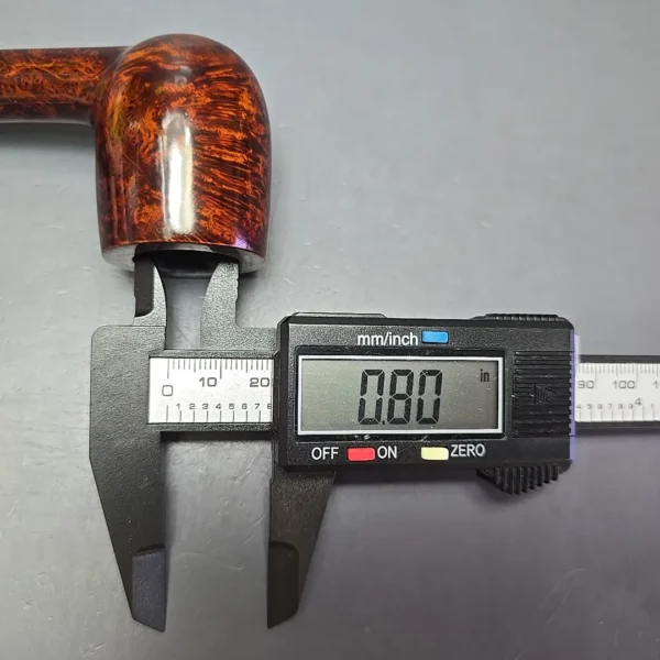 MBSD Briars Timeless Traditions 1 Smooth Billiard w/ Silver Handmade Briar Pipe, New - Image 12