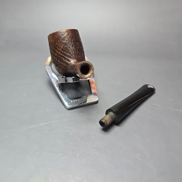 GBD Prehistoric 9436 Partially Sandblasted Billiard Estate Briar Pipe, English Estates - Image 13