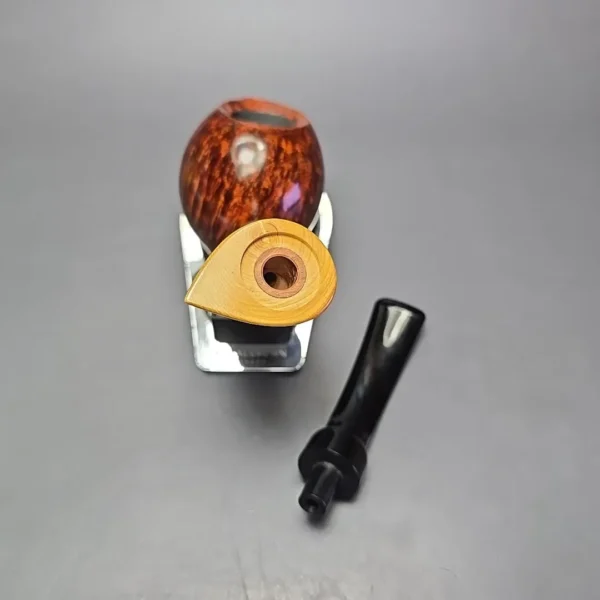 MBSD Briars Modern Masters 2 (E) Smooth Blowfish w/ Boxwood Handmade Briar Pipe, New - Image 13