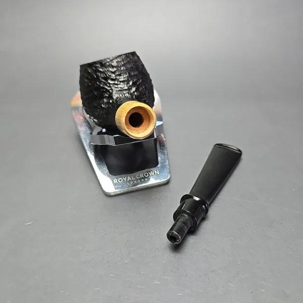 MBSD Briars by Piero Vitale Black Rusticated Author w/ Boxwood, Briar Pipe, New - Image 13