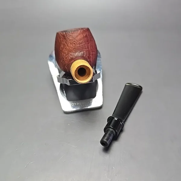 MBSD Briars by Piero Vitale Vintage Sandblasted Author w/ Boxwood, Briar Pipe, New - Image 13