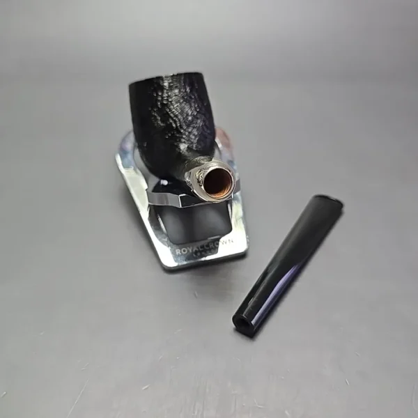 MBSD Briars Timeless Traditions 1 Sandblasted Billiard w/ Silver Handmade Briar Pipe, New - Image 13