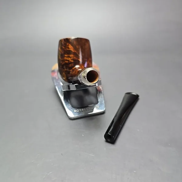 MBSD Briars Timeless Traditions 1 Smooth Billiard w/ Silver Handmade Briar Pipe, New - Image 13