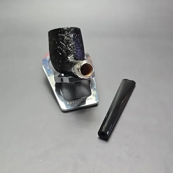 MBSD Briars Timeless Traditions 1 Sandblasted Billiard w/ Silver Handmade Briar Pipe, New - Image 13