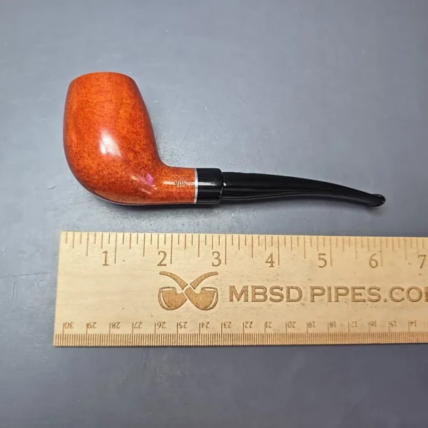 Mastro de Paja Dolce Vita L 03 Smooth Brandy Estate Briar Pipe, Italian Estates, 9mm - Image 14