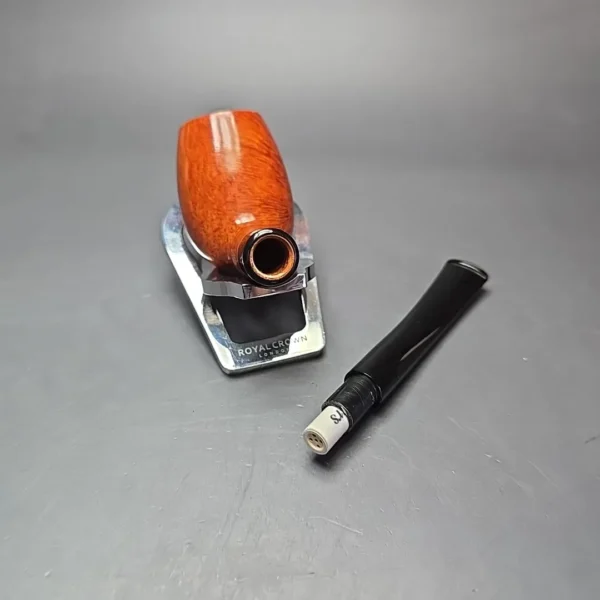 Mastro de Paja Dolce Vita L 03 Smooth Brandy Estate Briar Pipe, Italian Estates, 9mm - Image 16