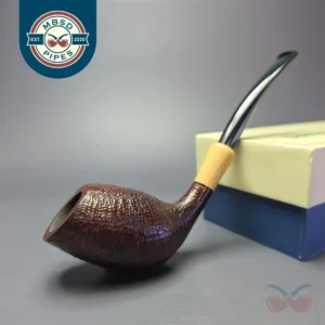 MBSD Briars Modern Masters 3 Sandblasted Tulip w/ Boxwood Handmade Briar Pipe, New