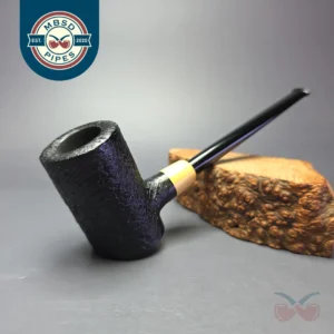 MBSD Briars "Re-Don" Sandblasted Poker w/ Boxwood, Briar Pipe, New