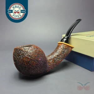 MBSD Briars Modern Masters 2 Sandblasted Blowfish w/ Boxwood Handmade Briar Pipe, New