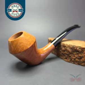 Ser Jacopo L2 Smooth Rhodesian Sitter Estate Briar Pipe, Unsmoked