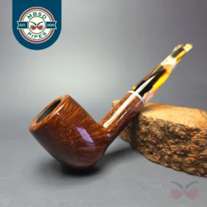 Aldo Velani Ambrosia Smooth Billiard Estate Briar Pipe, Italian Estates