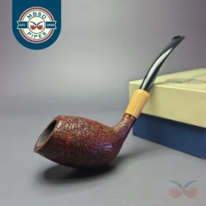 MBSD Briars Modern Masters 3 Sandblasted Tulip w/ Boxwood Handmade Briar Pipe, New