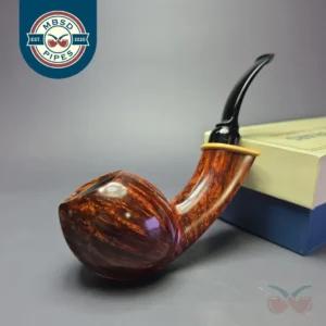 MBSD Briars Modern Masters 2 Smooth Blowfish w/ Boxwood Handmade Briar Pipe, New