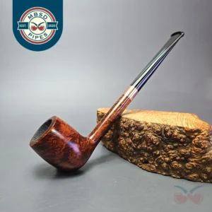 Bruno Nuttens Mini Bing B3 Smooth Billiard w/ Copper Briar Pipe, New