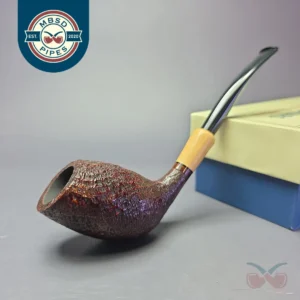 MBSD Briars Modern Masters 3 Sandblasted Tulip w/ Boxwood Handmade Briar Pipe, New