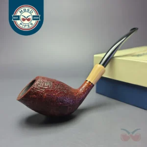 MBSD Briars Modern Masters 3 Sandblasted Tulip w/ Boxwood Handmade Briar Pipe, New