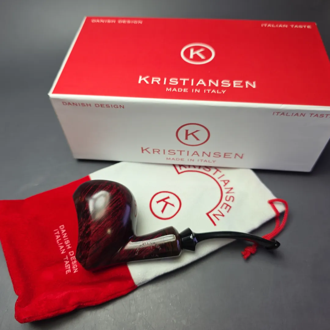 Kristiansen Emma L Smooth Ballerina Estate Briar Pipe, Unsmoked - Image 2
