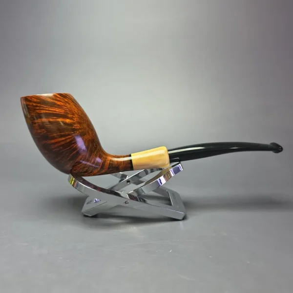 MBSD Briars Modern Masters 3 Smooth Tulip w/ Boxwood, Handmade Briar Pipe, New - Image 3
