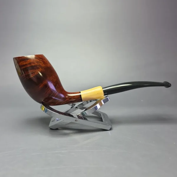 MBSD Briars Modern Masters 3 Smooth Tulip w/ Boxwood, Handmade Briar Pipe, New - Image 3