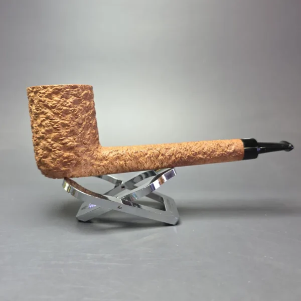 Castello Natural Vergin GG Rusticated Lovat Estate Briar Pipe, Unsmoked - Image 3