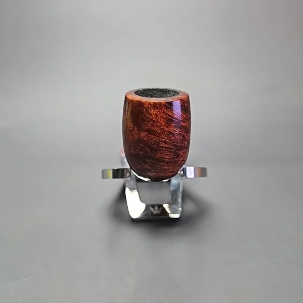 Bruno Nuttens Mini Bing B3 Smooth Billiard w/ Copper Briar Pipe, New - Image 3