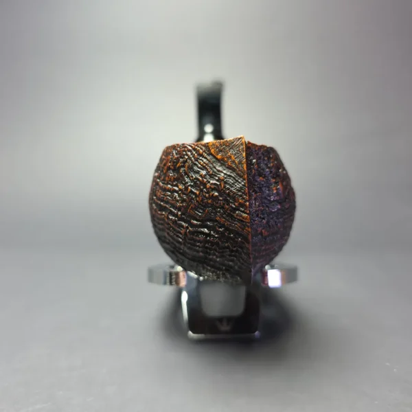 MBSD Briars Modern Masters 2 (K) Sandblasted Blowfish w/ Boxwood Handmade Briar Pipe, New - Image 4