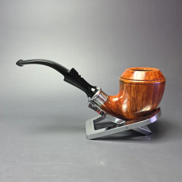 Il Ceppo 2004 Natale Smooth Rhodesian w/ Silver Estate Briar Pipe, Italian Estates - Image 4
