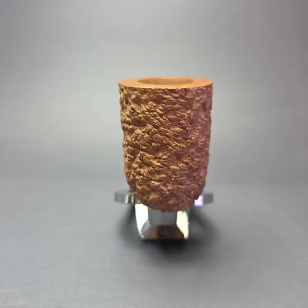 Castello Natural Vergin GG Rusticated Lovat Estate Briar Pipe, Unsmoked - Image 4