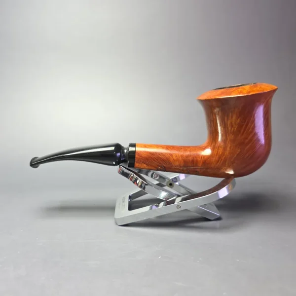 American Smoking Pipe Company Christmas 1987 Smooth Calabash Estate Briar Pipe, American Estates - Image 4