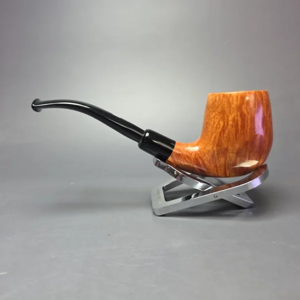 Castello Collection 4K Smooth Bent Billiard Estate Briar Pipe, Unsmoked - Image 5