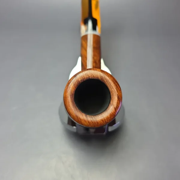 Aldo Velani Ambrosia Smooth Billiard Estate Briar Pipe, Italian Estates - Image 5