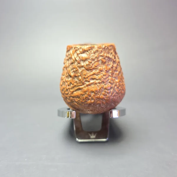 Brian Ruthenberg 2011 Natural Sandblasted Brandy Estate Briar Pipe, American Estates - Image 5