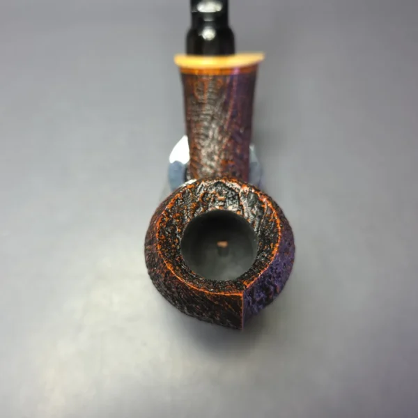 MBSD Briars Modern Masters 2 (K) Sandblasted Blowfish w/ Boxwood Handmade Briar Pipe, New - Image 6