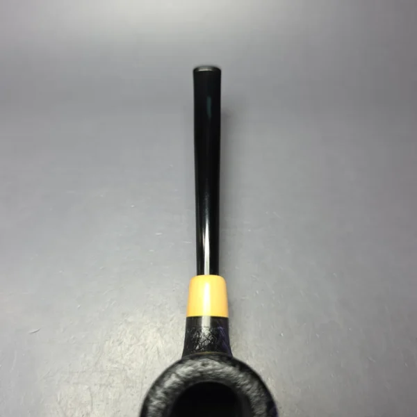 MBSD Briars "Re-Don" Sandblasted Poker w/ Boxwood, Briar Pipe, New - Image 6