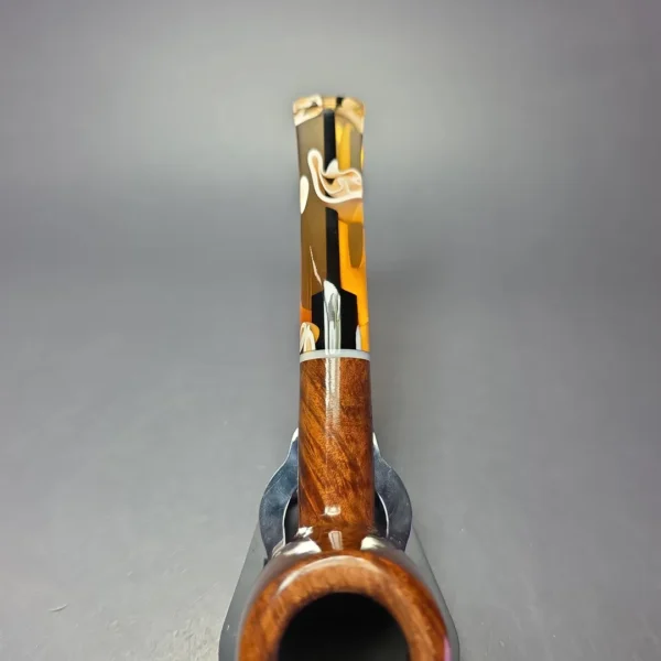 Aldo Velani Ambrosia Smooth Billiard Estate Briar Pipe, Italian Estates - Image 6