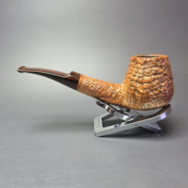 Brian Ruthenberg 2011 Natural Sandblasted Brandy Estate Briar Pipe, American Estates - Image 6