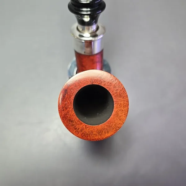 Ser Jacopo (c.1994-1997) Delecta L1 C Smooth Bent Billiard w/ Silver Estate Briar Pipe, Italian Estates - Image 6